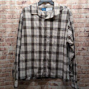 Old Navy Shirt Plaid Button Down Everyday Shirt Size XL